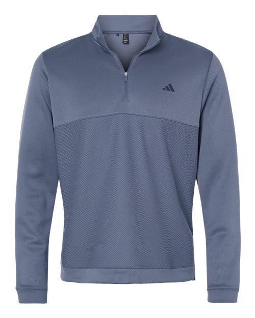 Adidas. Ultimate365 Textured Quarter-Zip Pullover. A2001