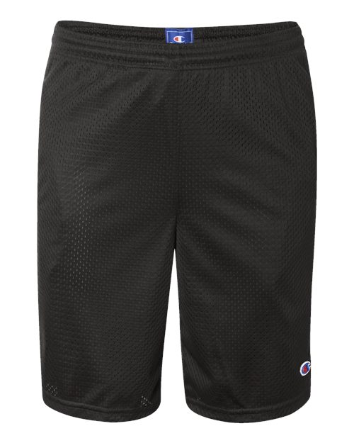 Champion. Polyester Mesh 9" Shorts with Pockets. S162