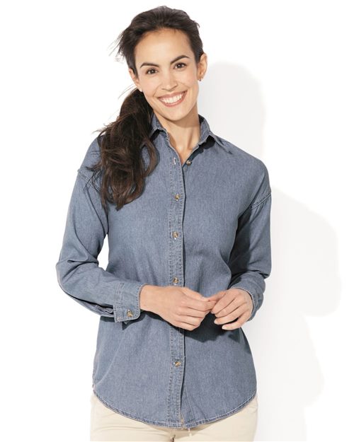 Sierra Pacific. Women's Denim Shirt. 5211