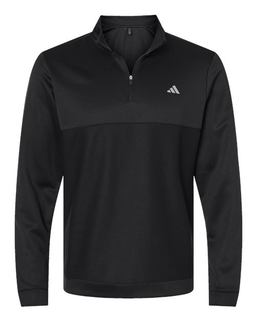 Adidas. Ultimate365 Textured Quarter-Zip Pullover. A2001