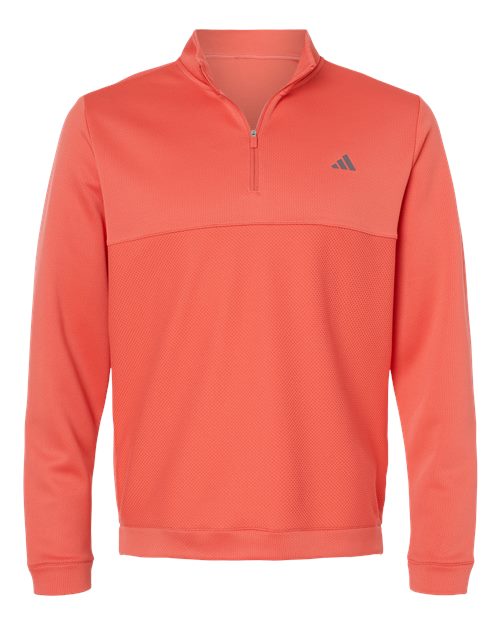 Adidas. Ultimate365 Textured Quarter-Zip Pullover. A2001