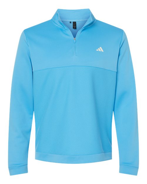 Adidas. Ultimate365 Textured Quarter-Zip Pullover. A2001