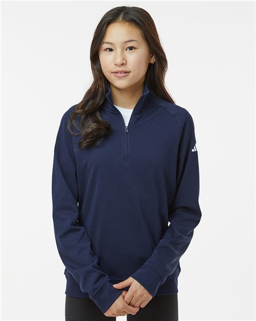 Adidas. Youth Quarter-Zip Pullover. A4001