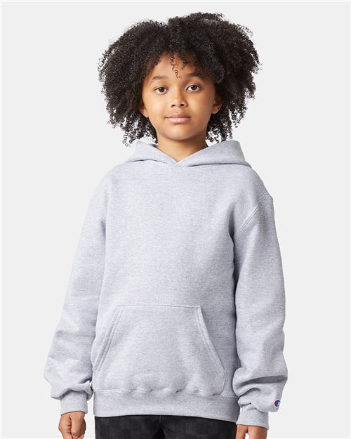 Champion. Powerblend® Youth Hooded Sweatshirt. S790