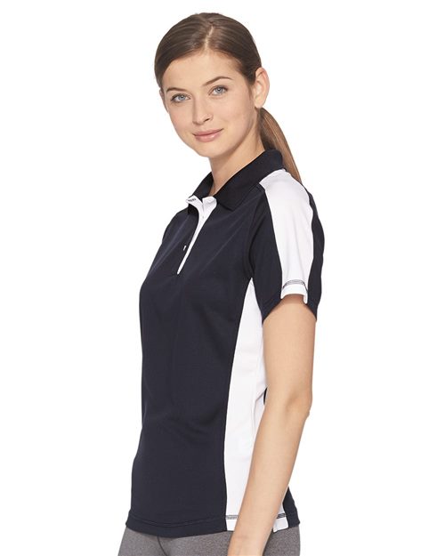 Sierra Pacific. Women's Colorblocked Moisture Free Mesh Polo. 5465