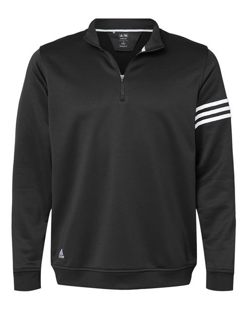 Adidas. 3-Stripes French Terry Quarter-Zip Pullover. A190