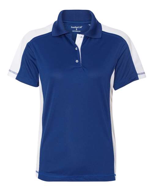 Sierra Pacific. Women's Colorblocked Moisture Free Mesh Polo. 5465