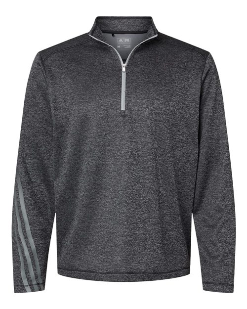 Adidas. Brushed Terry Heathered Quarter-Zip Pullover. A284