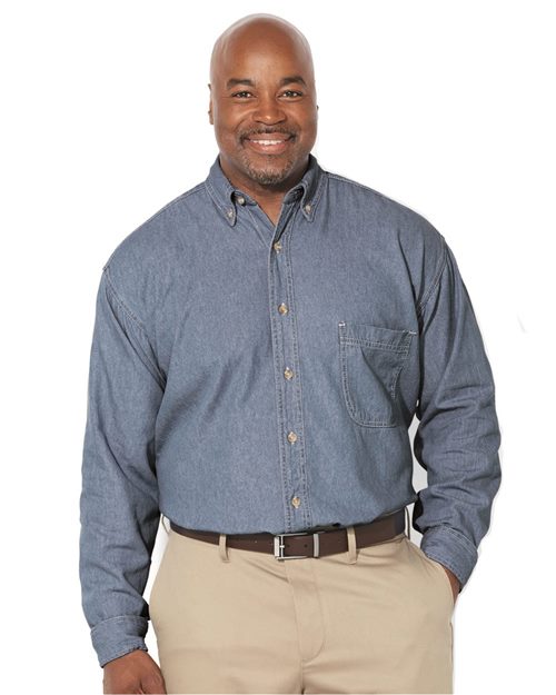 Sierra Pacific. Denim Shirt Tall Sizes. 7211
