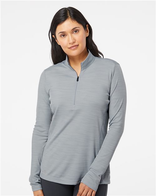 Adidas. Women's Lightweight Mélange Quarter-Zip Pullover. A476
