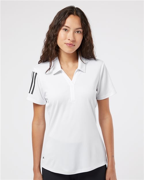 Adidas. Women's Floating 3-Stripes Polo. A481