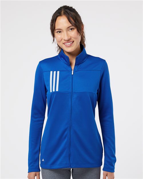 Adidas. Women's 3-Stripes Double Knit Full-Zip. A483
